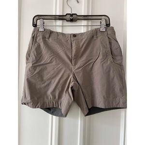 Sahalie khaki brown nylon shorts 8